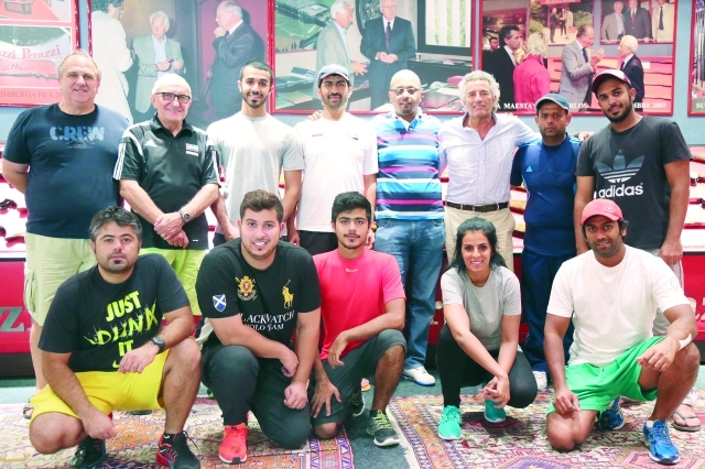 "■ فريق فزاع لدى زيارته مصنع الأسلحة في المعسكر الإيطالي | البيان"