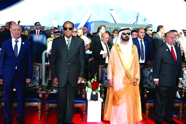"محمد بن راشد وعبد ربه منصور هادي ومحمد حسين طنطاوي وعدد من الزعماء"