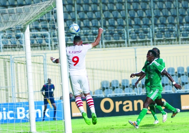"■ من مباراة الذهاب بين الزمالك وليوبار | البيان"