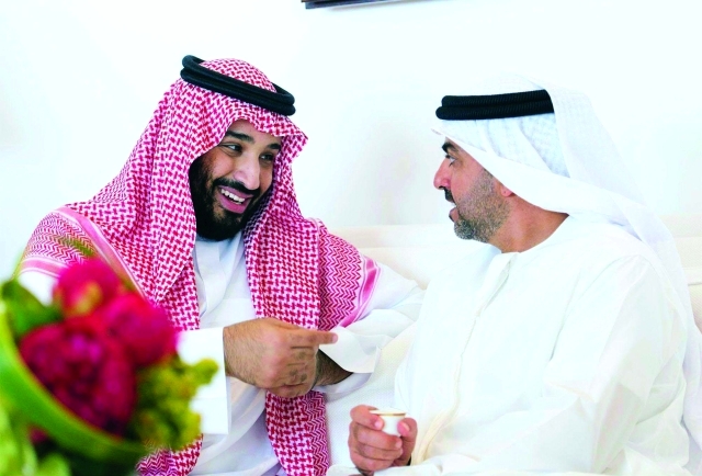 "■ حامد بن زايد ومحمد بن سلمان"