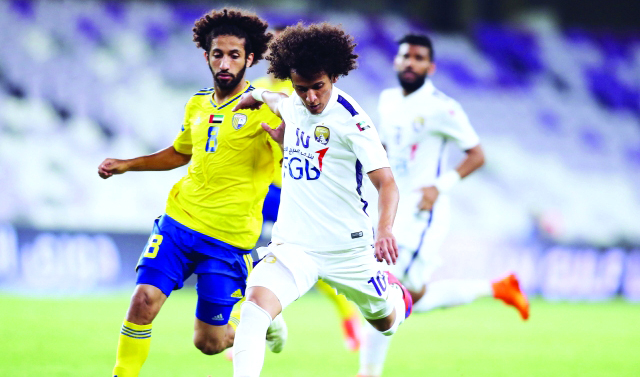 "■ عموري يقود إحدى هجمات العين | تصوير - مجدي إسكندر"