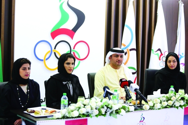 "■ جانب من المؤتمر الصحفى للإعلان عن الاحتفال بيوم المرأة الإماراتية | تصوير- خالد نوفل"