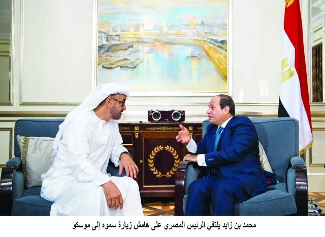 "..وسموه خلال لقائه السيسي | وام"