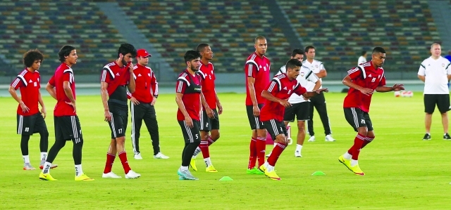 "■ جانب من تدريبات المنتخب  |  تصوير - هشام تكنوين"