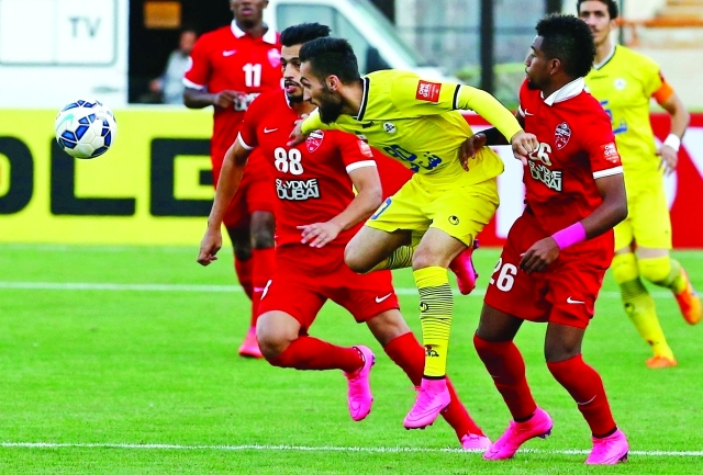 "جانب من المباراة أي. بي. ايه"