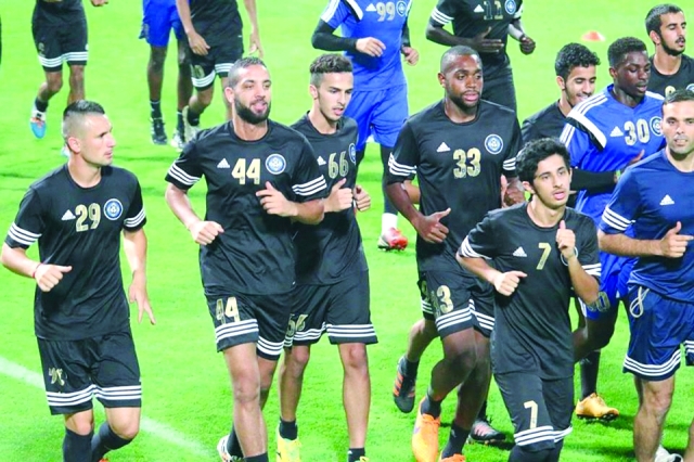 "■ جانب من تدريبات السيلية | البيان"