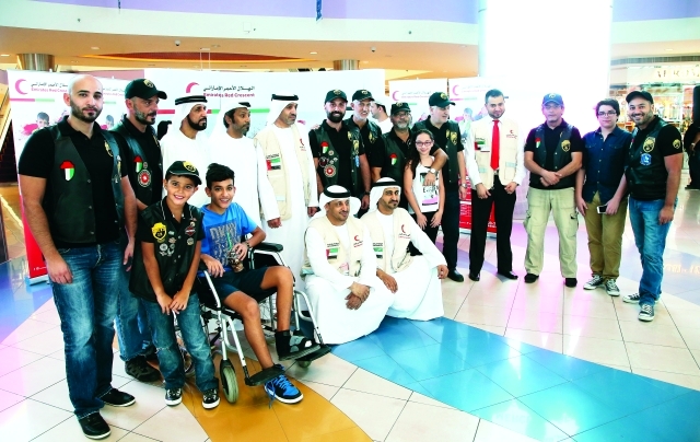 "■ دراجو الإمارات يشاركون في (عونك يا يمن)   |  تصوير: مجدي اسكندر"