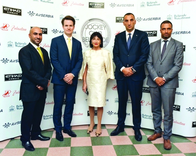 "Etihad - Air Serbia - Prince Paul's Cup Sponsorship Photo"
