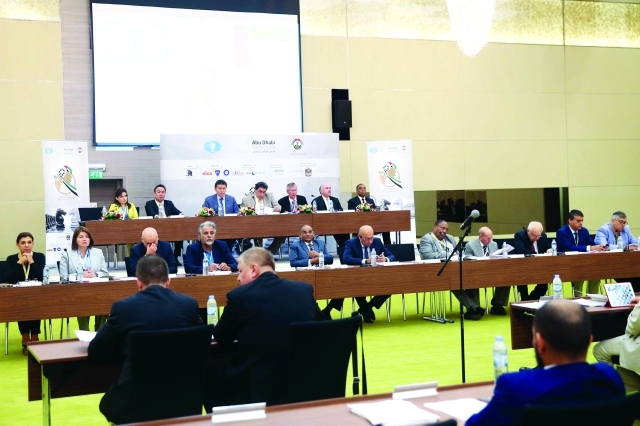 "■ خلال الجلسة الافتتاحية للمجلس التنفيذي | البيان"