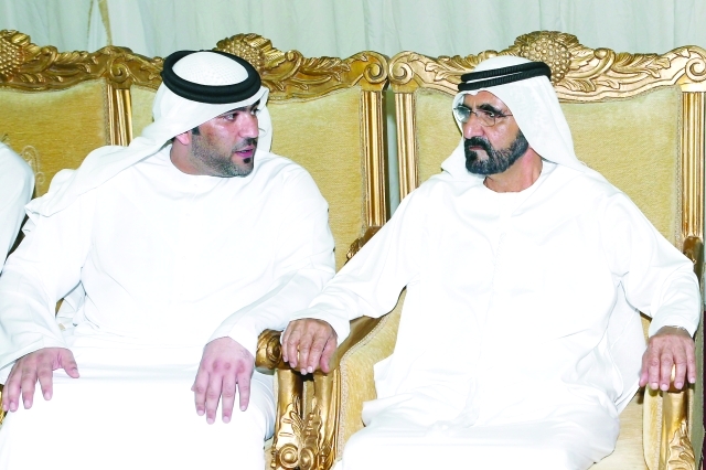 "■ سموه معزياً أسرة الشهيد محمد علي الحوسني"