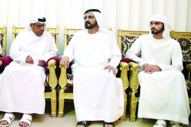 "■ نائب رئيس الدولة يعزي أسرة الشهيد راشد المسافري"