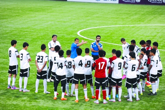 "■ تدريبات منتخب الناشئين | أرشيفية"