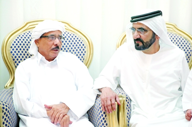 "■ سموه يعزي أسرة الشهيد جمال المهيري"
