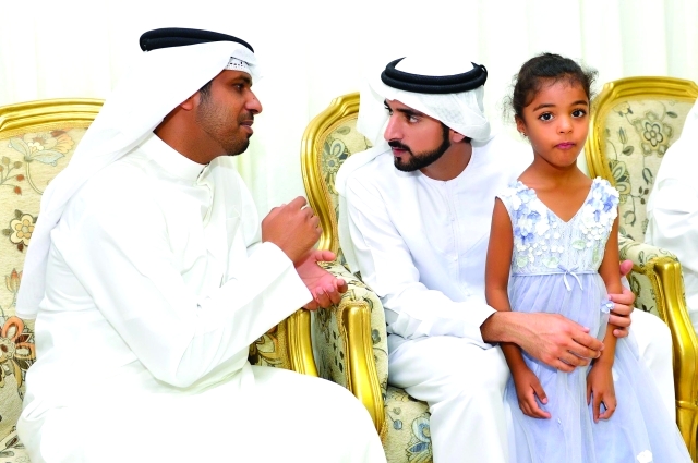 "■ .. و خلال عزاء الشهيد راشد الزعابي"