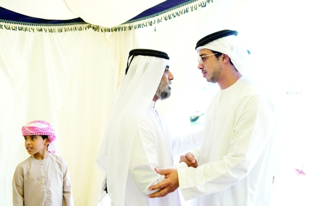 "■ سموه  يعزي أسرة الشهيد راشد البلوشي"