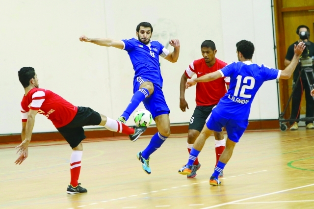 "من مباريات كرة الصالات"