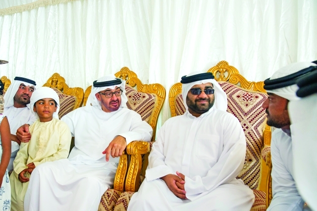 "■ سموه معزياً أسرة شهيد الوطن فهد أحمد"