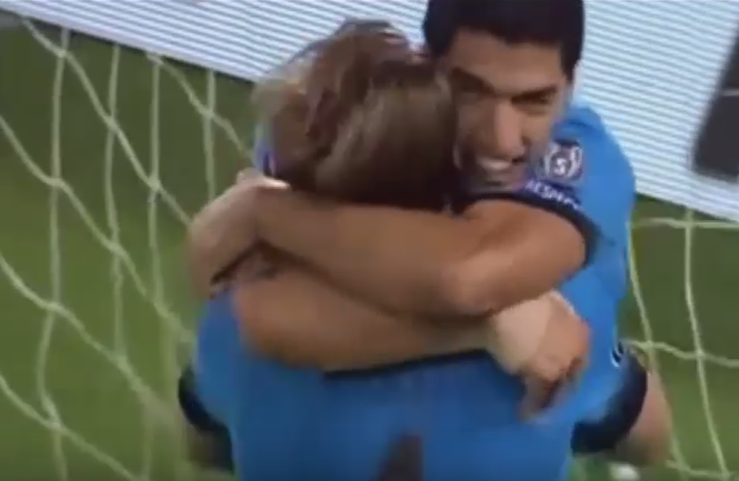 برشلونة يكتفى بنقطة في روما