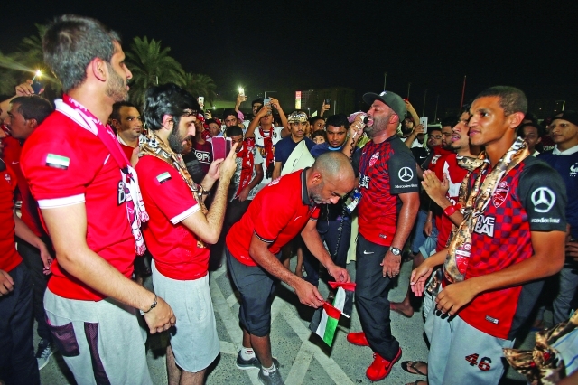 "■ جماهير الفرسان لعبت دوراً مؤثراً مع فريقها | البيان"