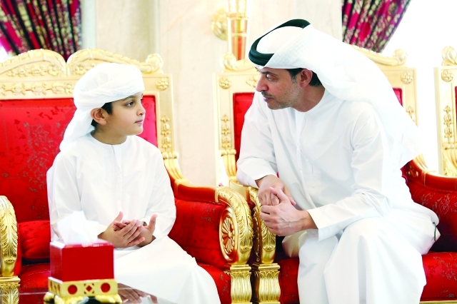 "■ هزاع بن زايد وحمد بن محمد الشرقي"