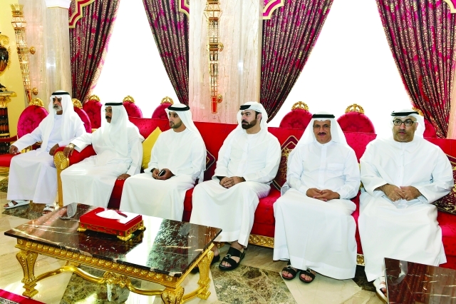 "■ محمد المر ونهيان بن مبارك ومحمد القرقاوي وعبدالرحمن العويس وسلطان المنصوري"