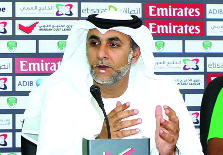 "محمد الطويل إداري فريق الإمارات / البيان"