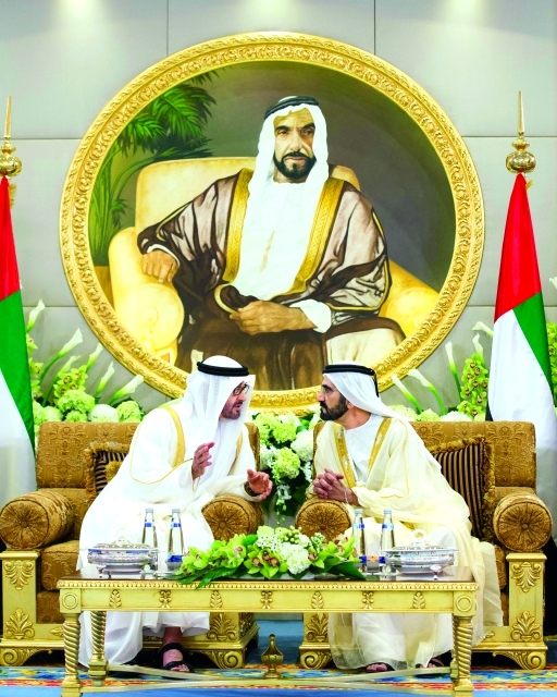 "محمد بن راشد في حديث مع محمد بن زايد"