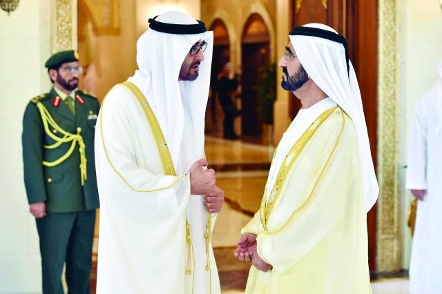 "محمد بن راشد في حديث مع محمد بن زايد"