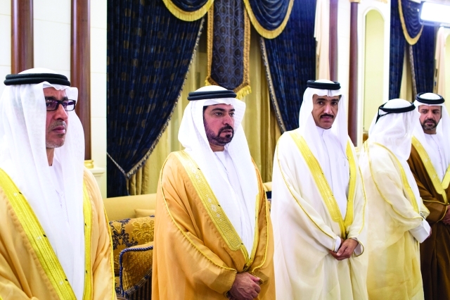 "■ حمدان بن مبارك وراشد بن حمدان وأحمد الزعابي"