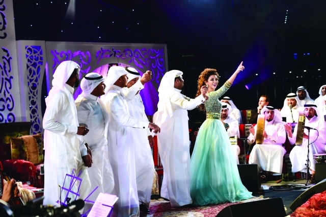 "■ ميريام فارس ترى نفسها في الاستعراض | أرشيفية"