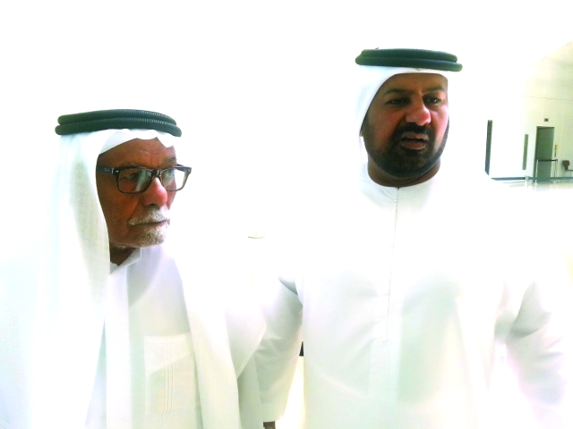 "■ محمد مسلم الراشدي وابنه عبدالله"