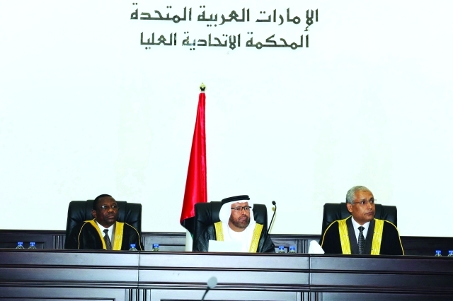 "■ القاضي فلاح الهاجري مترئساً إحدى جلسات المحكمة | أرشيفية"