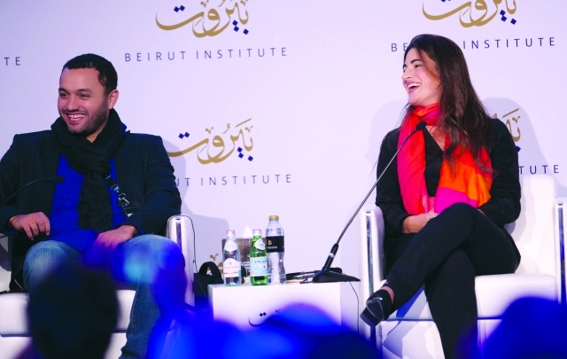 "■ المخرجة المصرية جيهان نجيم والمنتج كريم عامر | من المصدر"