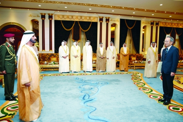 "■ سموه يتسلم أوراق اعتماد سفير قطر"