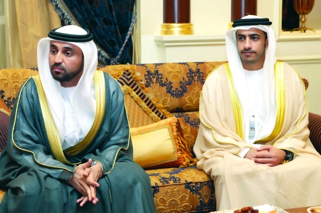 "■ خليفة سليمان خلال مراسم اعتماد السفراء"
