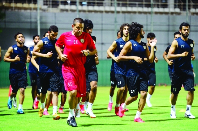 "■ من تدريب الجزيرة استعداداً للشباب | البيان"