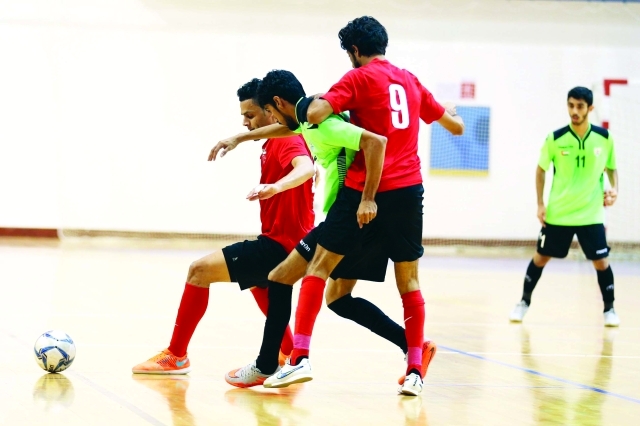 "■ جانب من مباريات دوري الصالات | البيان"