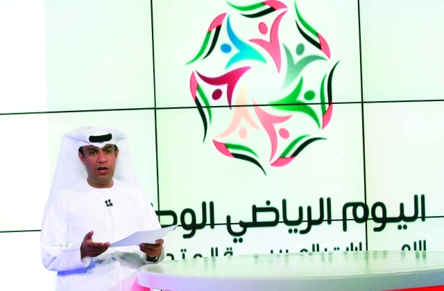 "برنامج جيم أوفر يعقوب السعدي تلفزيون أبوظبي 28-9- 2015 تصوير: البيان"