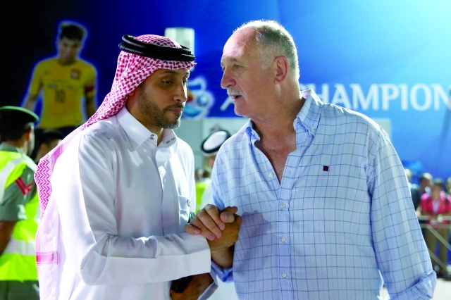 "■ حديث ودي بين الجابر وسكولاري"
