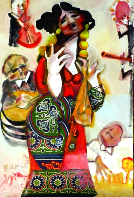 "■ لوحة زيتية لأم كلثوم  |  البيان"