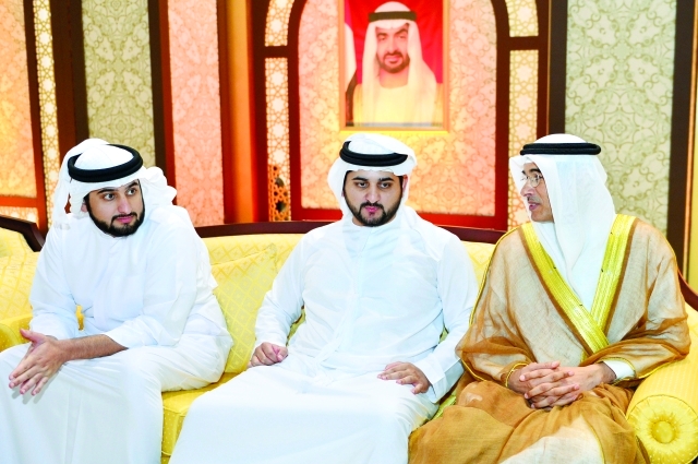"■ مكتوم وأحمد بن محمد ومحمد علي العبار"
