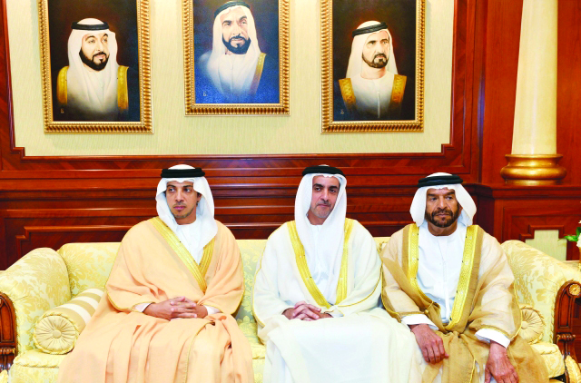 "■ سرور بن محمد وسيف ومنصور بن زايد"