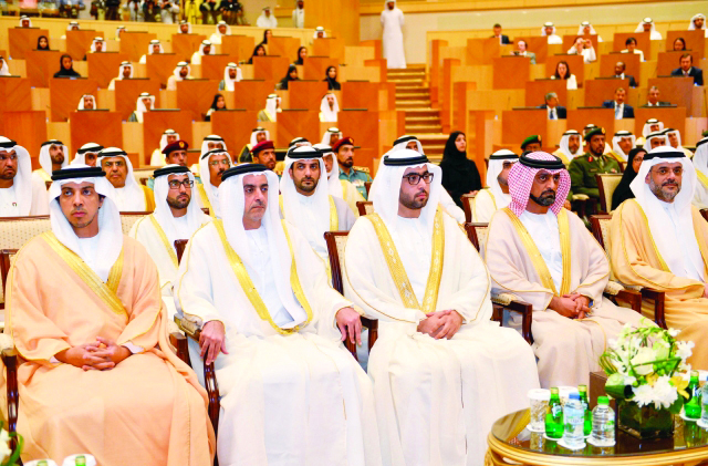 "■ سلطان بن محمد بن سلطان وعمار النعيمي وراشد بن سعود وسيف ومنصور بن زايد"