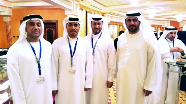 "Ⅶ أحمد بن لاحج وسامي الريامي وخليل بن غريب خلال فعاليات المختبر | البيان"
