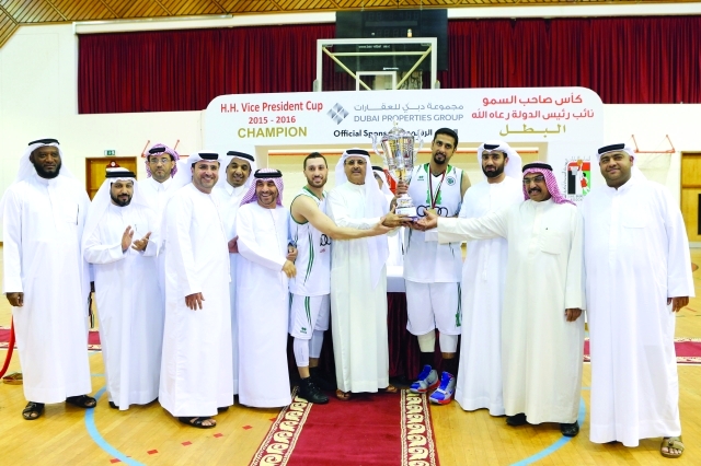 "■ القرقاوي يتوج الشباب بكأس نائب رئيس الدولة للسلة | تصوير: عماد علاء الدين"