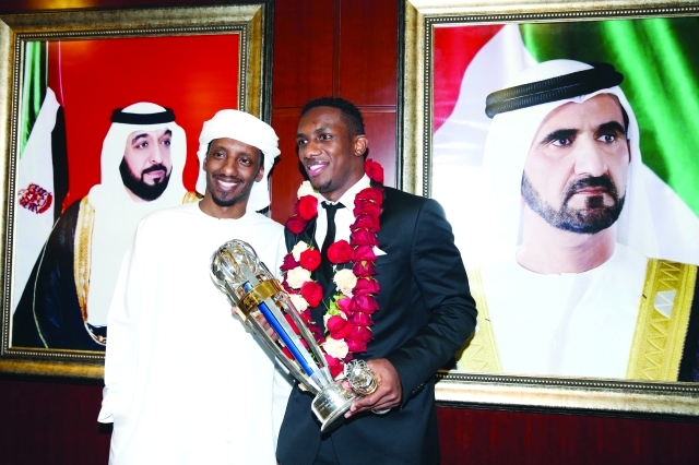 "■ الشقيقان خليل وفيصل وفرحة الكأس"