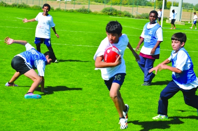 "■ من مباريات مهرجان العين للرجبي | البيان"