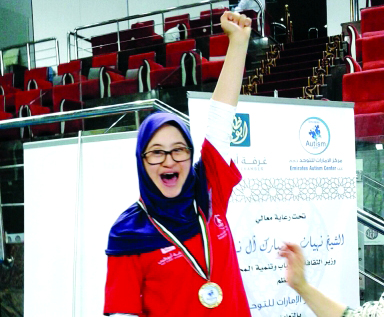 مريم قهرت «متلازمة داون» بالإبداع