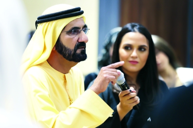 "نائب رئيس الدولة يحاور أبناءه طلبة الإعلام"