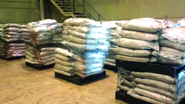 "■ جانب من المضبوطات"